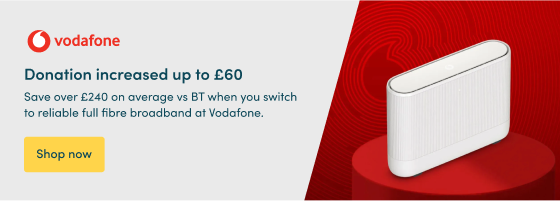 Save over £240 on average vs BT when you switch to reliable full fibre broadband at Vodafone.