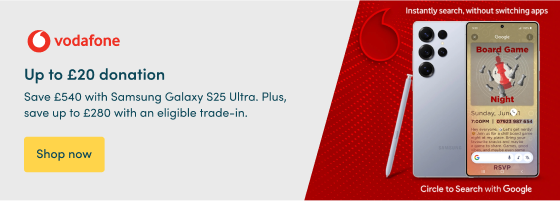 Save £540 with Samsung Galaxy S25 Ultra. Plus, save up to £280 with an eligible trade-in.